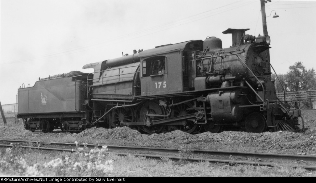 CNJ 4-6-0C #175 - Central RR of New Jersey